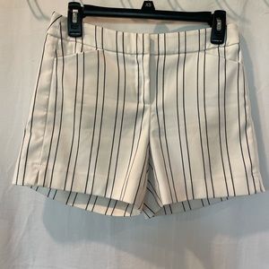 WHBM pinstriped shorts